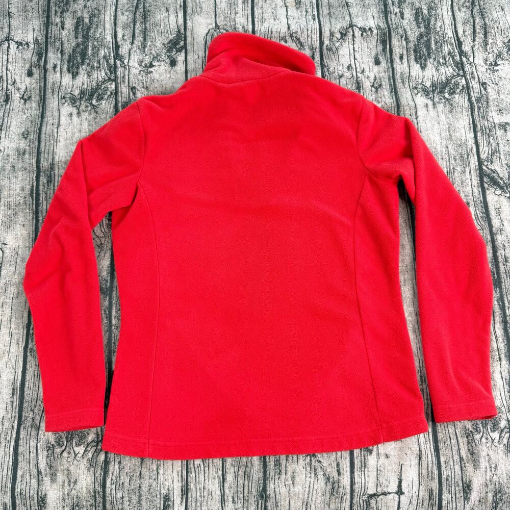 Sahalie Micro Fleece Pullover Sweater Women XS Pink Zip Pockets High Neck - Picture 2 of 12